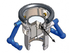 Pressure bleeding valve in coupling Hose units