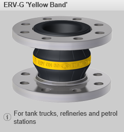 Компенсаторы ERV-G 'Yellow Band' для топлива