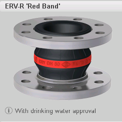 Компенсаторы ERP 'Red Spot' особо гибкий для воды
