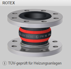 Компенсаторы ROTEX для тепловых сетей